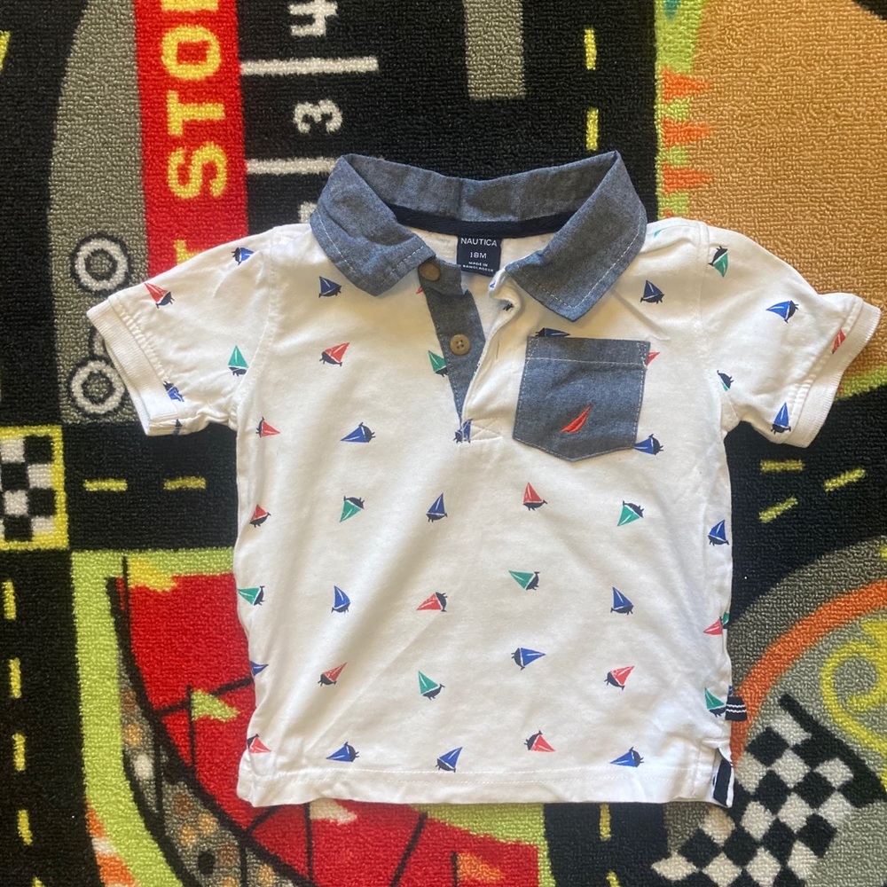 Nautica Kids Sail Boat Polo // 18mo